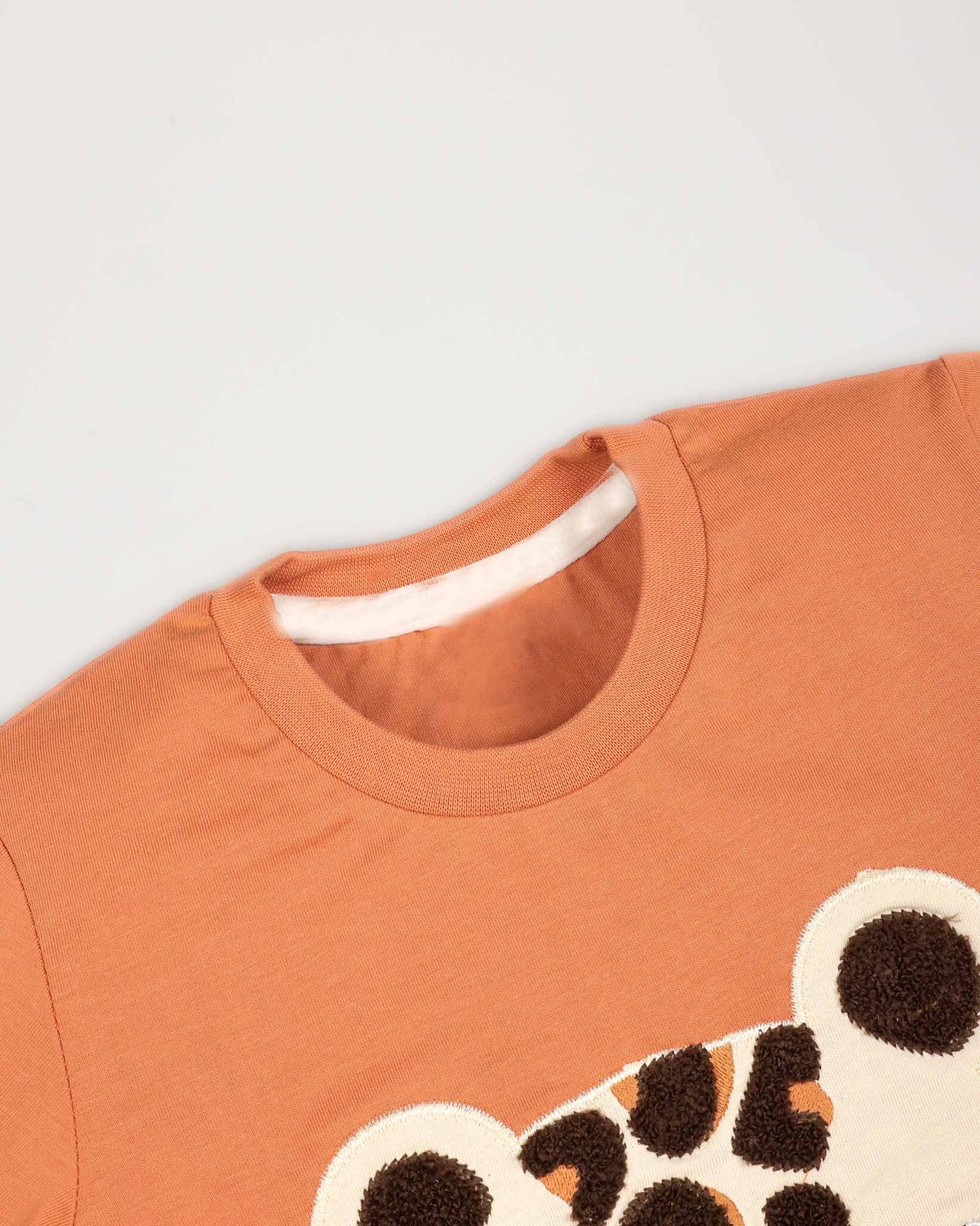 Sea Otter Applique With Printed Shorts Co-Ord Set