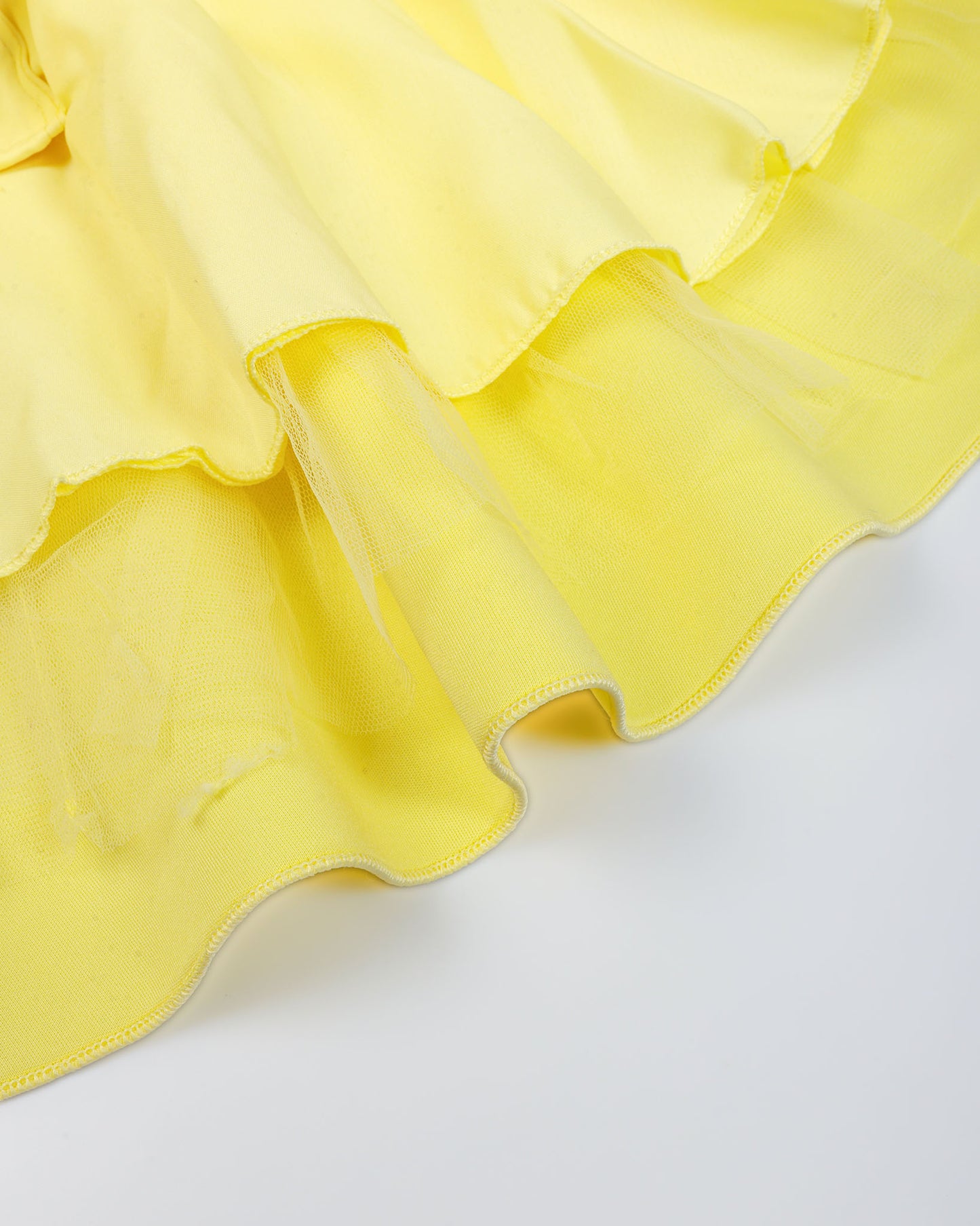 3d Heart Applique Sleeveless Frock With Big Bow