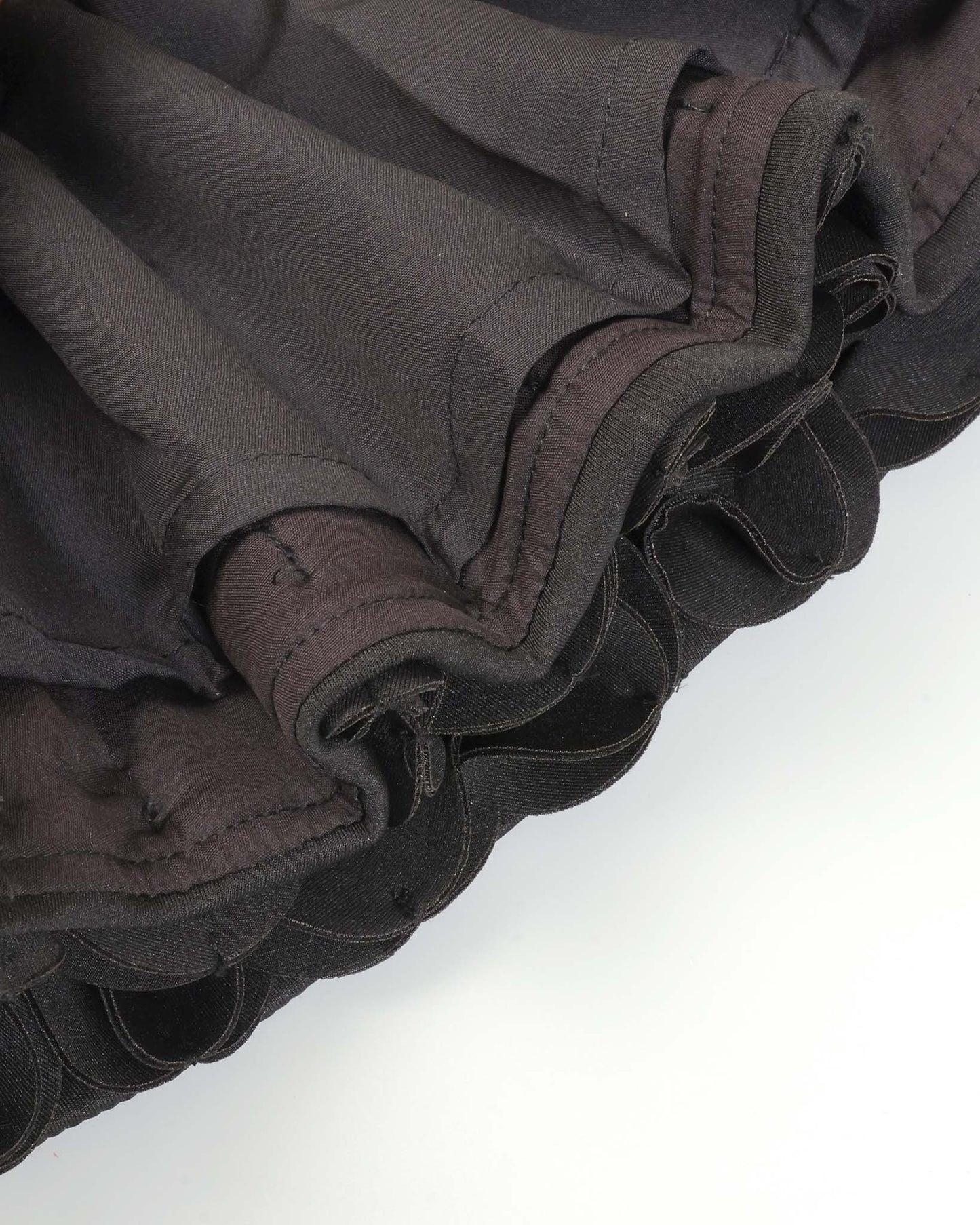 3d Layered Hem Sleeveless A-Line Dress With Shoulder Bow Detail
