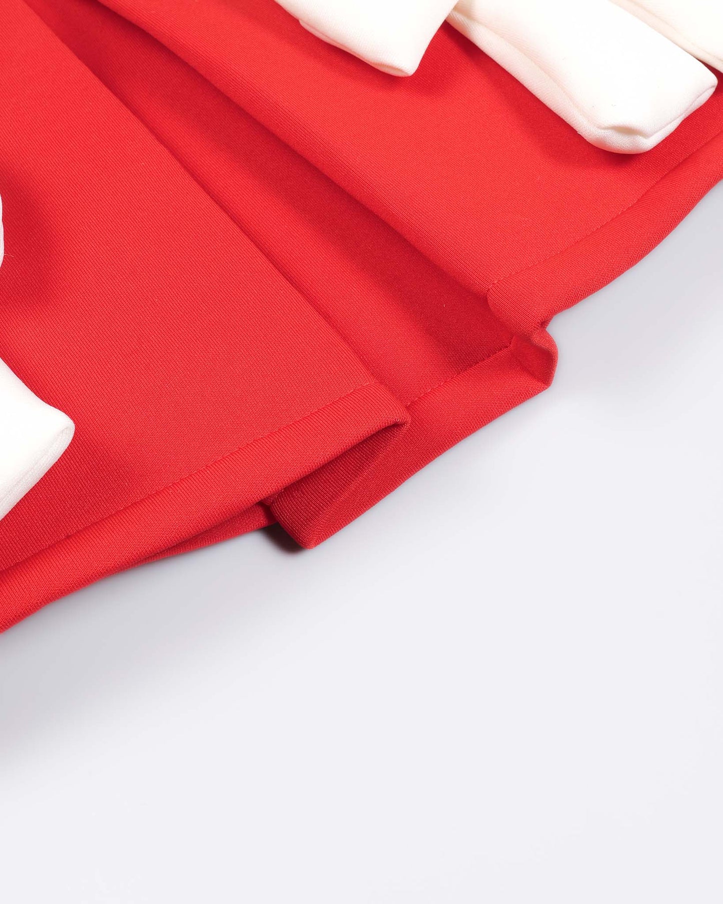 Sleeveless A-Line Frock With Contrasting Bow Details