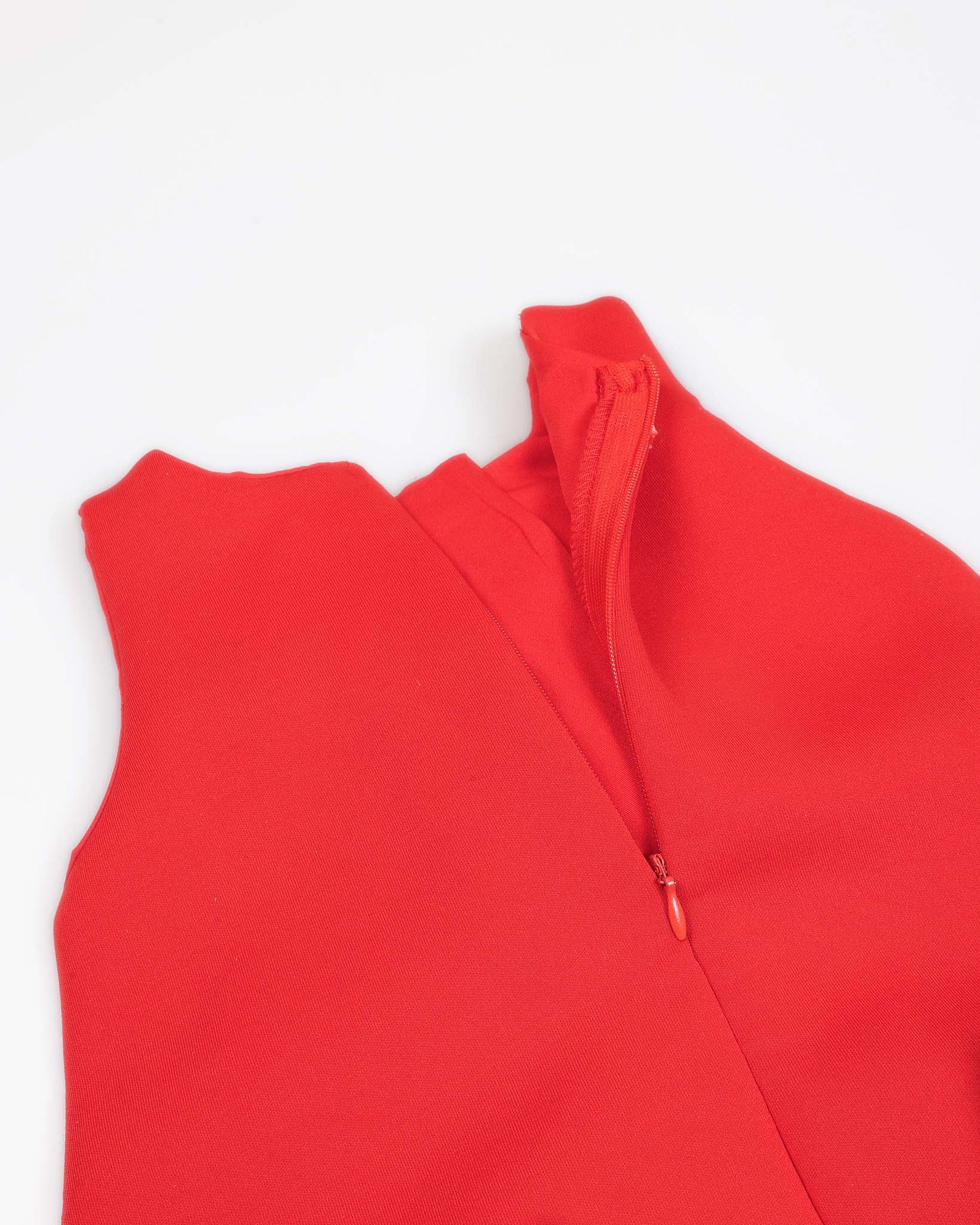 Sleeveless A-Line Frock With Contrasting Bow Details