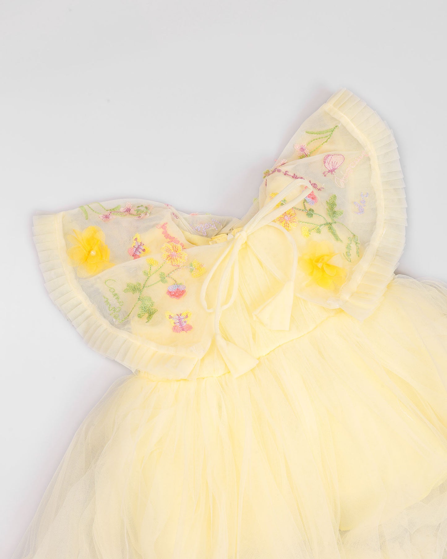 Fairy Tale Embroidered Cape Collar Dress