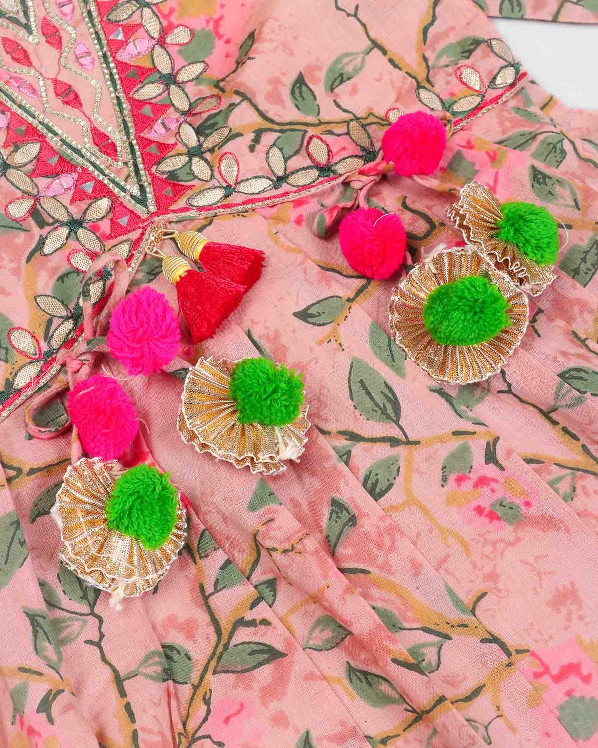 Lattice Jaipuri Printed Kurti / Patiala Set