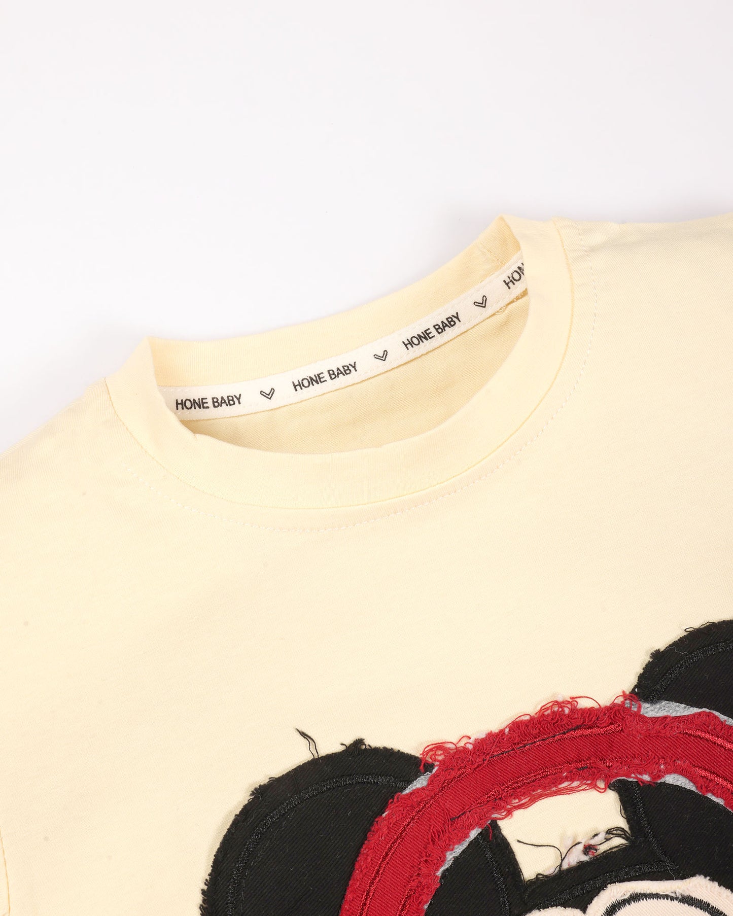 Mickey Mouse Appliquéd T-Shirt & Denim Co-ord Set