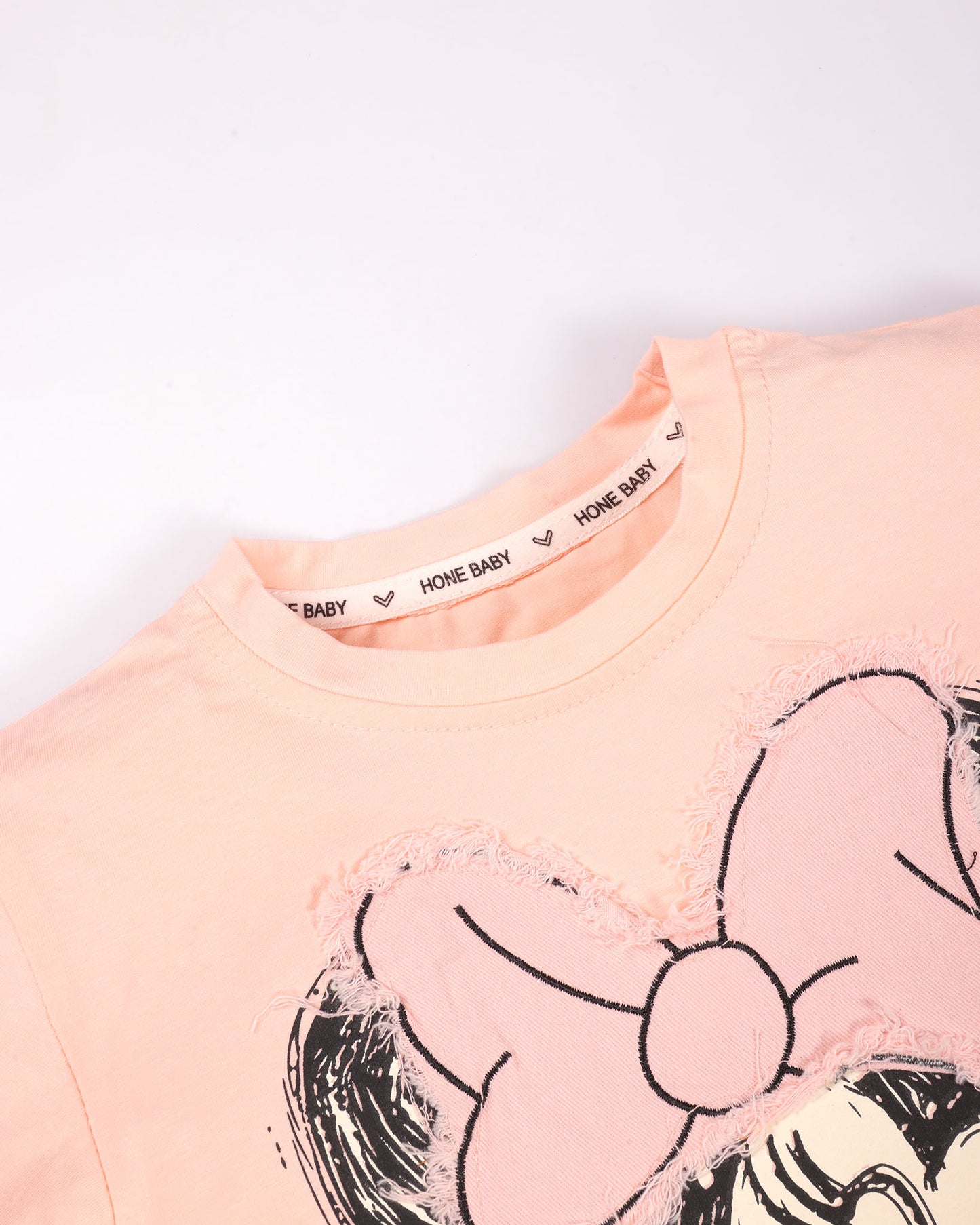 Minnie Mouse Appliquéd T-Shirt & Denim Co-ord Set