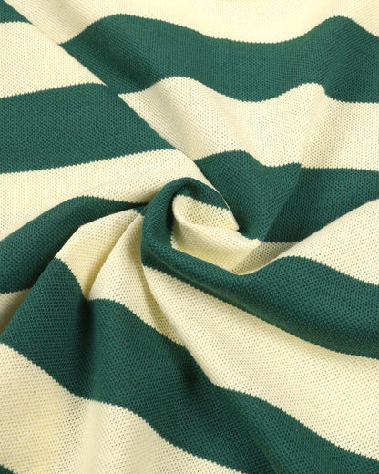 Stripe Textured Croco Face Appliquéd Co-ord Set