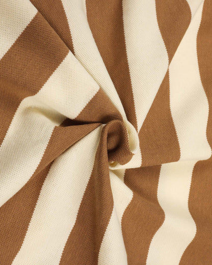 Stripe Textured Croco Face Appliquéd Co-ord Set