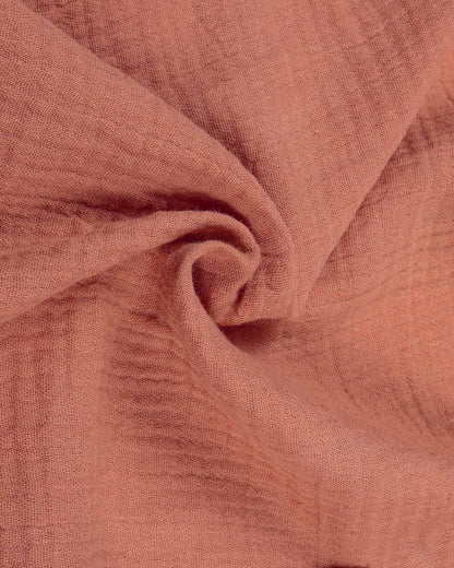 Solid Popcorn Textured Muslin Shorts Co-ord Set