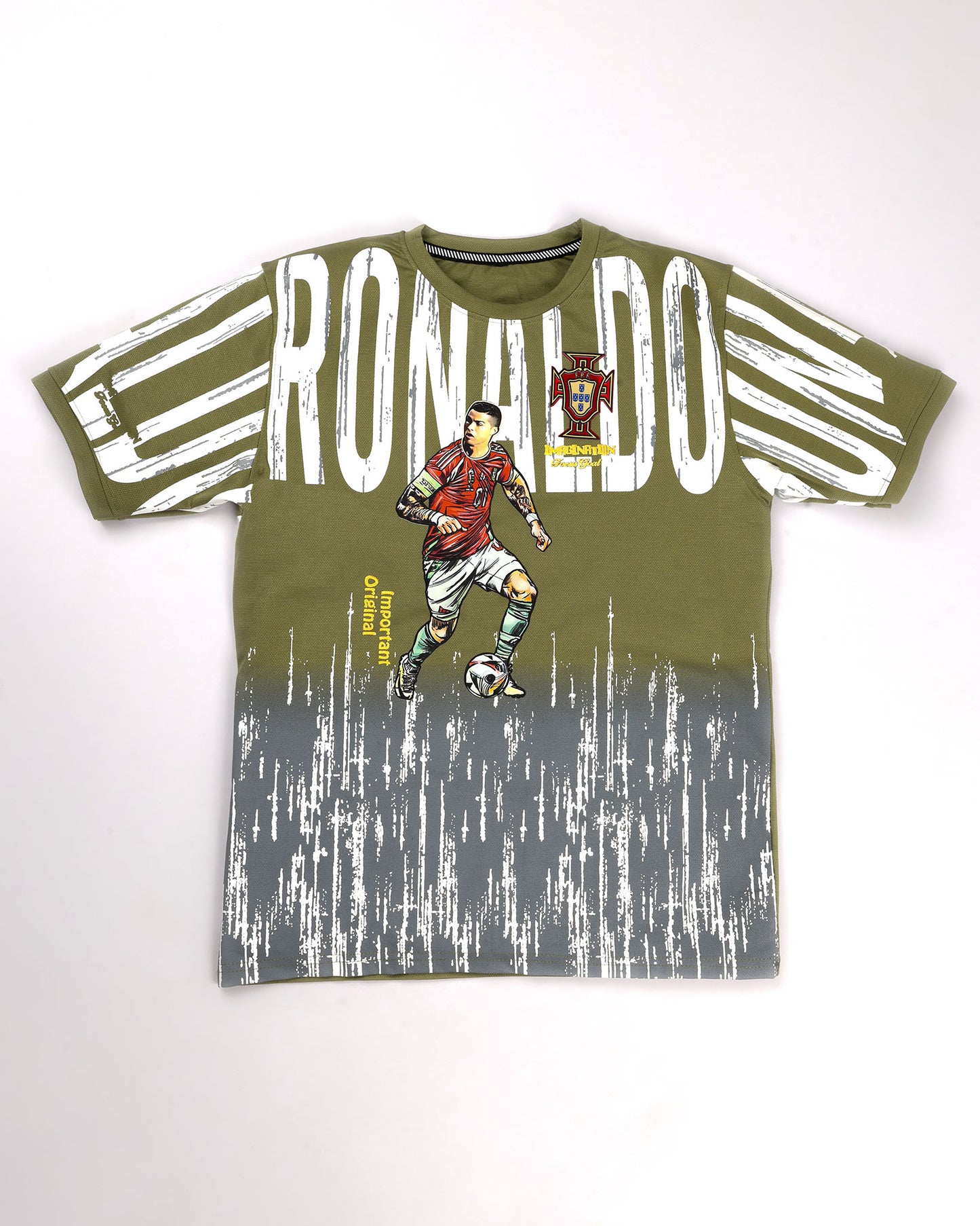 Cristiano Ronaldo Life Printed Shorts Co-ord Set