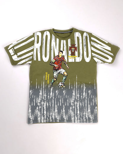 Cristiano Ronaldo Life Printed Shorts Co-ord Set