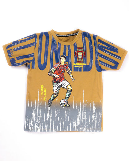 Cristiano Ronaldo Life Printed Shorts Co-ord Set