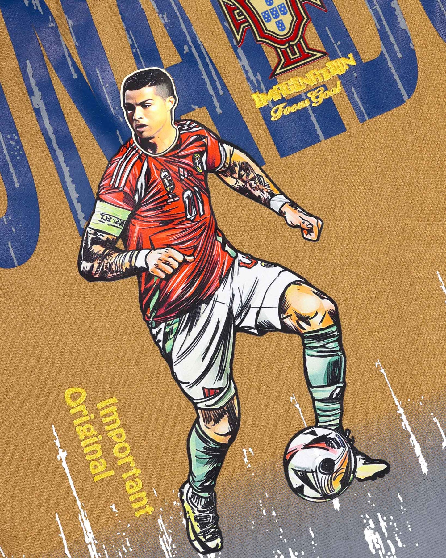 Cristiano Ronaldo Life Printed Shorts Co-ord Set