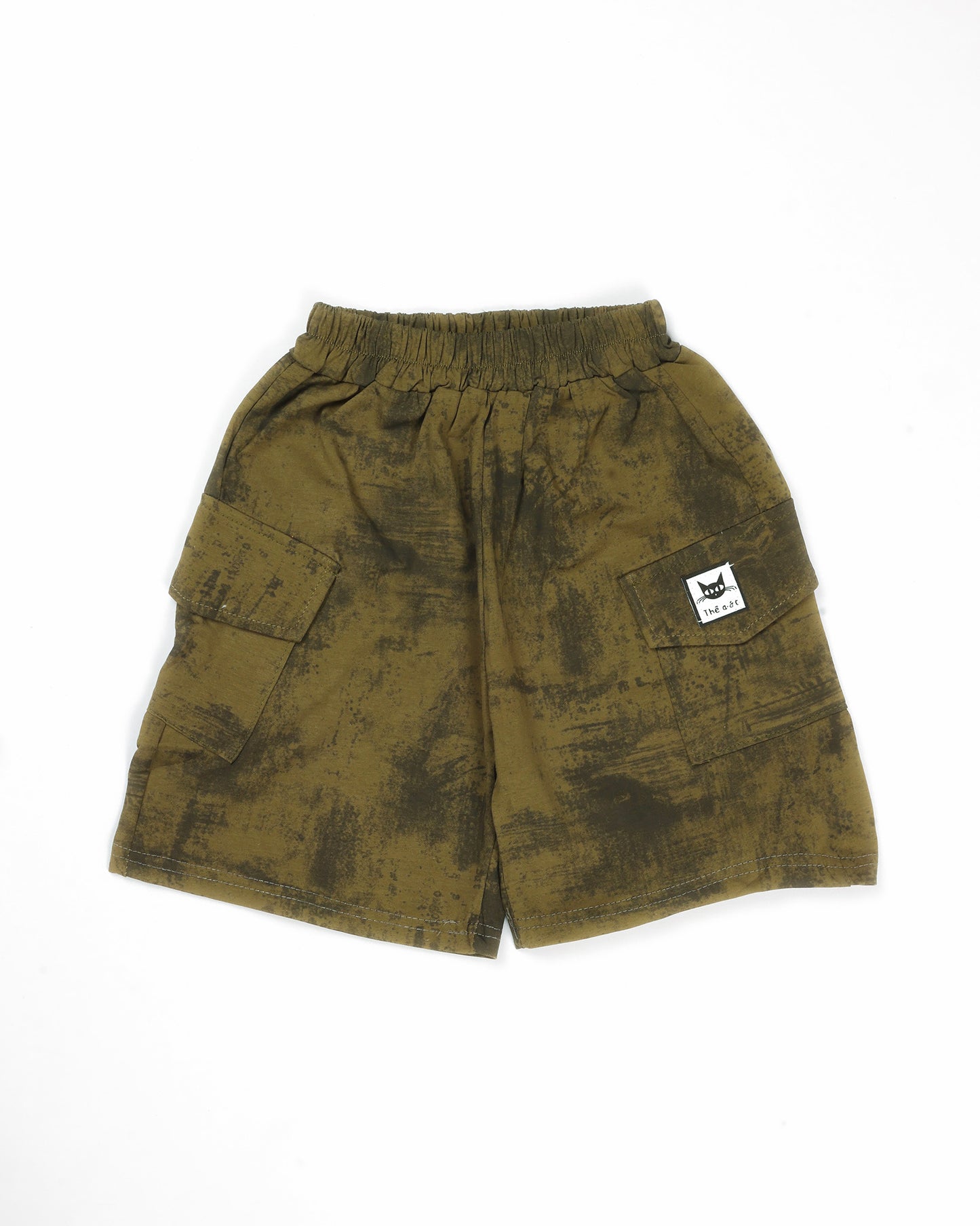 Dual Tone Camo Printed Co-ord Set with Cargo Style Pocket Details