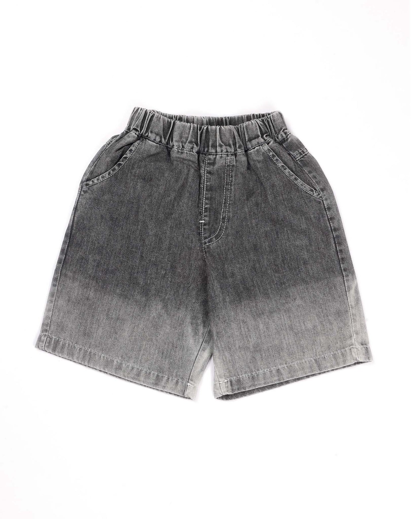 3-Piece Denim Co-ord Set with Sleeveless T-Shirt