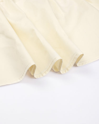 Designer Off-Shoulder Cotton Dress with Attached Tank Top