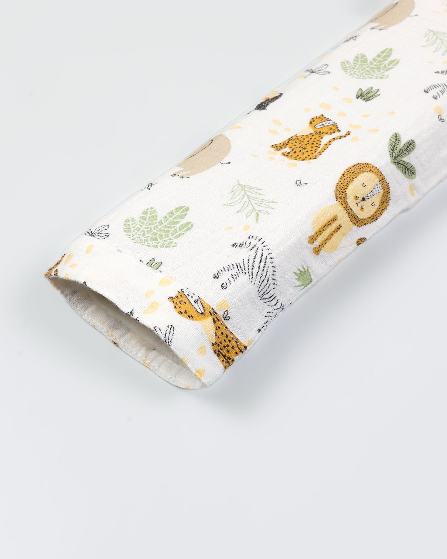 Animals In Jungle Printed Muslin Night Suit