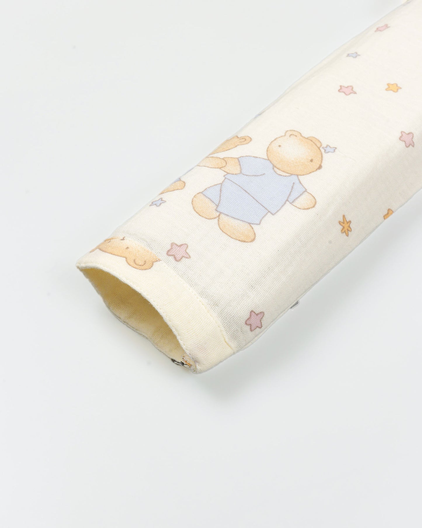 Colorful Star Bear Printed Muslin Night Suit