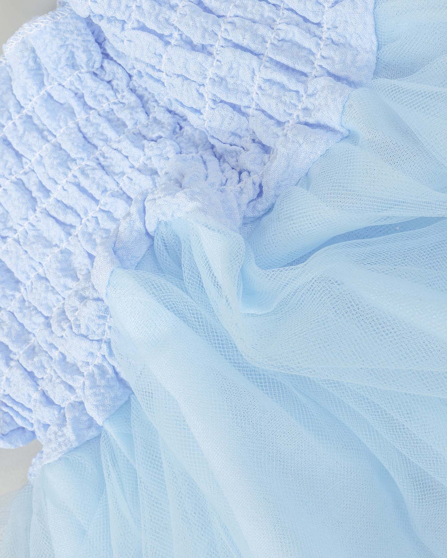 Dragonfly Sequin Smocked Tulle Dress With Brooch Details