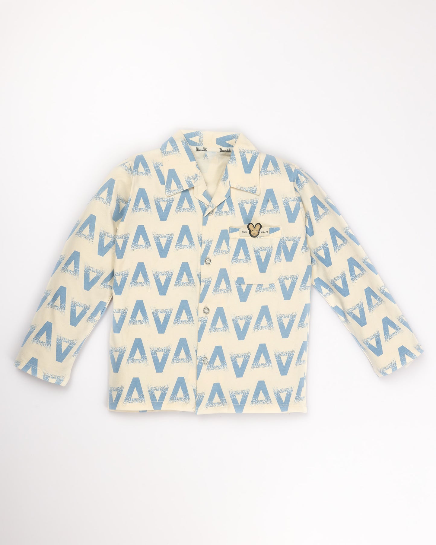 A Printed Organic Cotton Night Suit