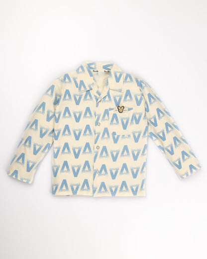 A Printed Organic Cotton Night Suit