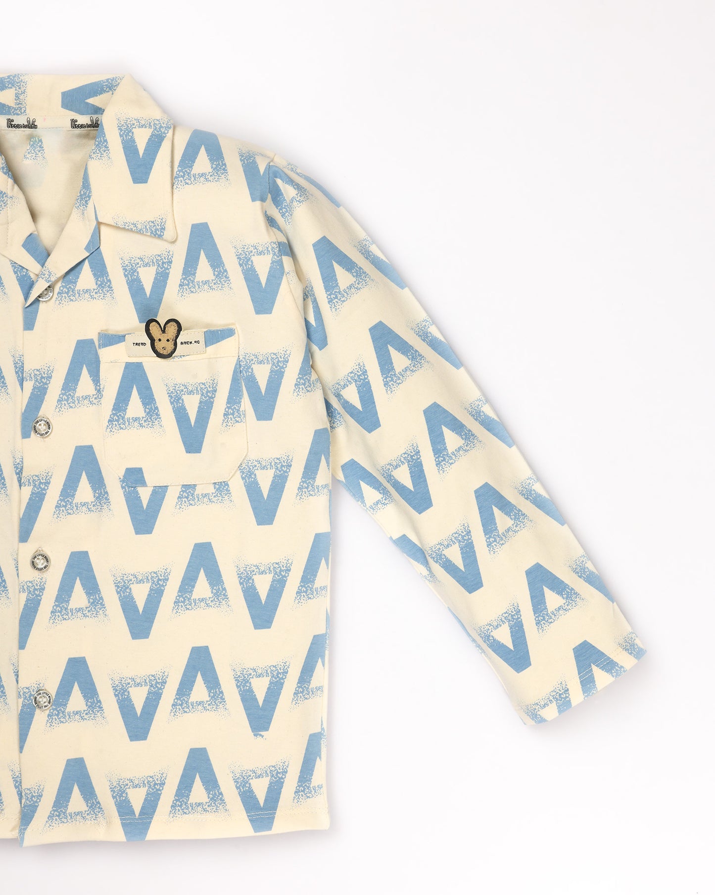 A Printed Organic Cotton Night Suit