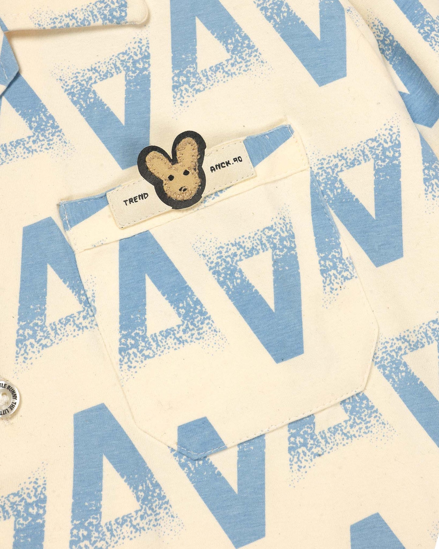 A Printed Organic Cotton Night Suit