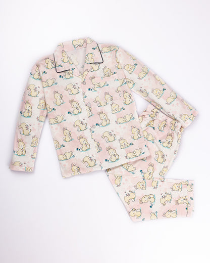 Baby Bunny Printed Organic Cotton Night Suit