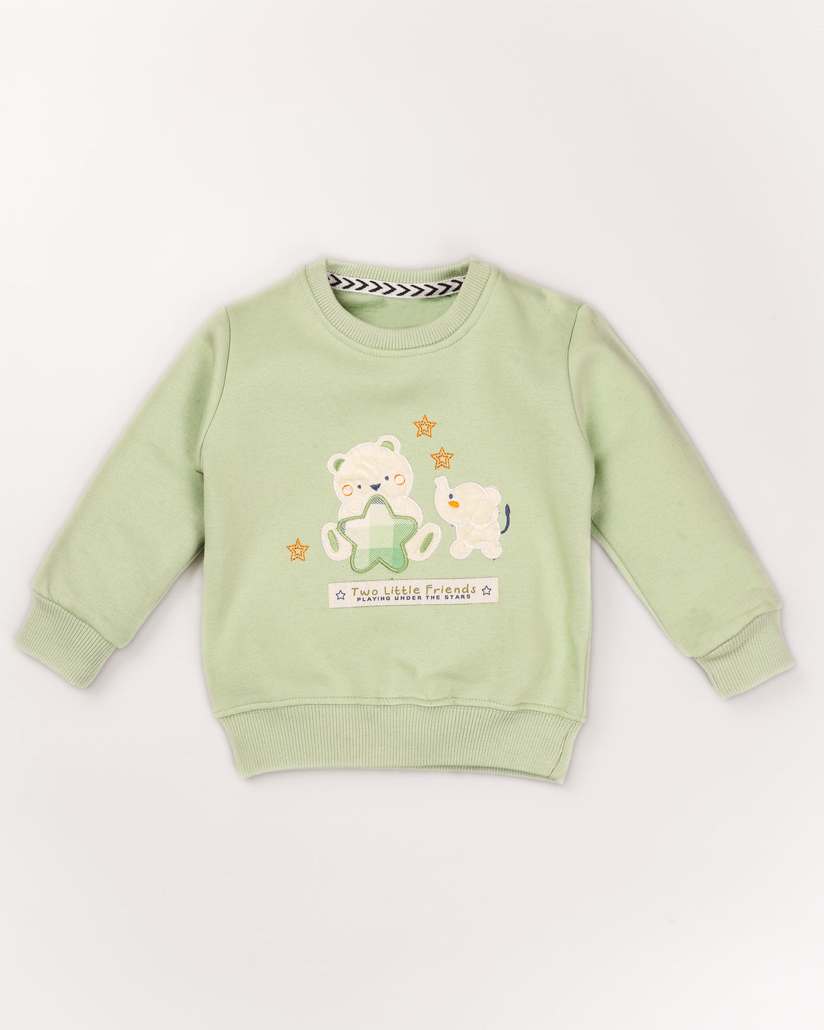 Two Friends Appliqued Fleeced Co-Ord Set