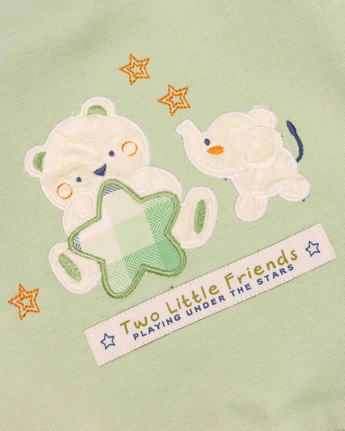 Two Friends Appliqued Fleeced Co-Ord Set