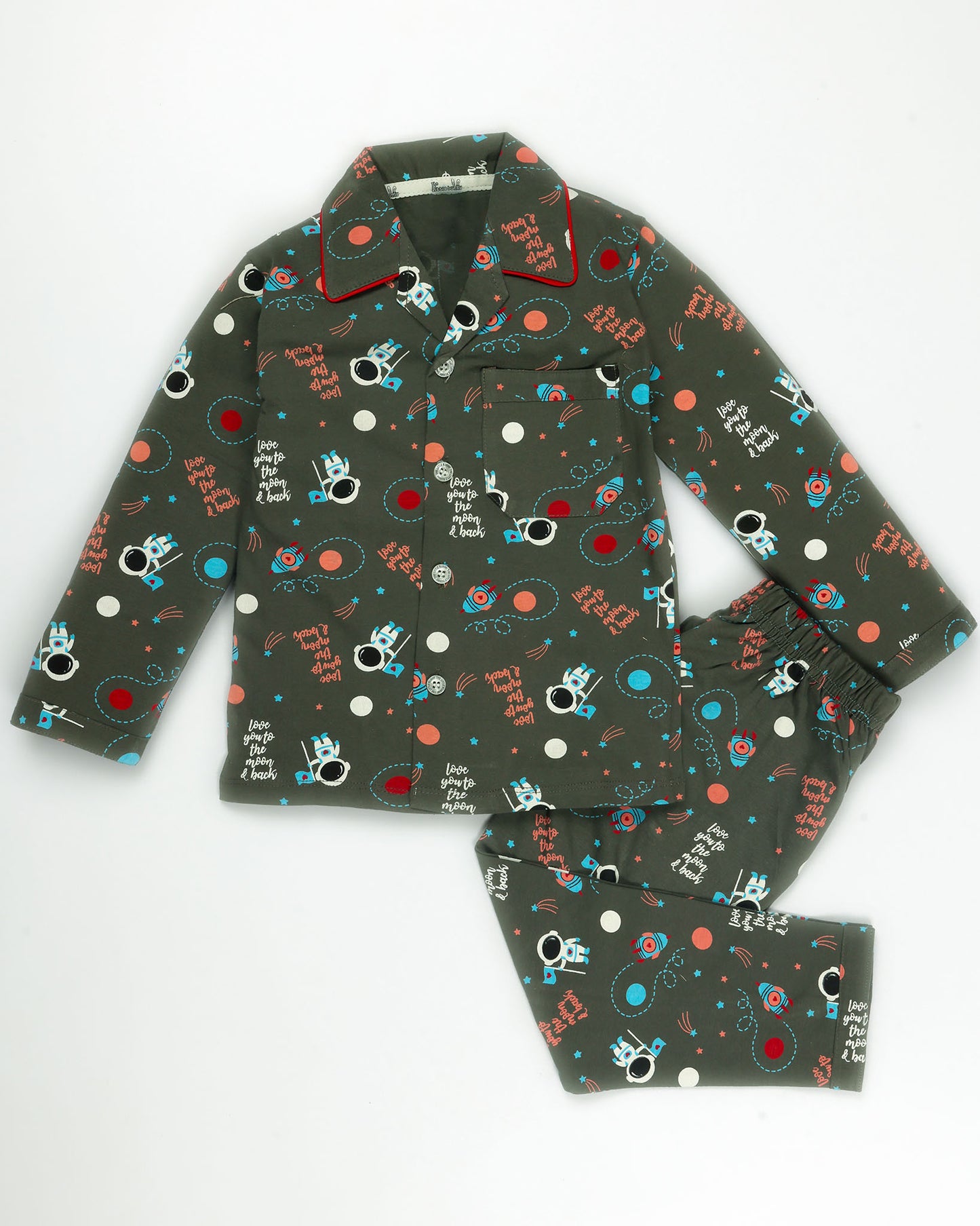 New Space Adventure Printed Hosiery Night Suit