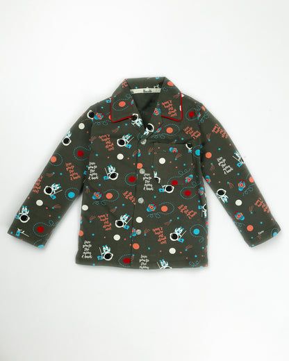 New Space Adventure Printed Hosiery Night Suit
