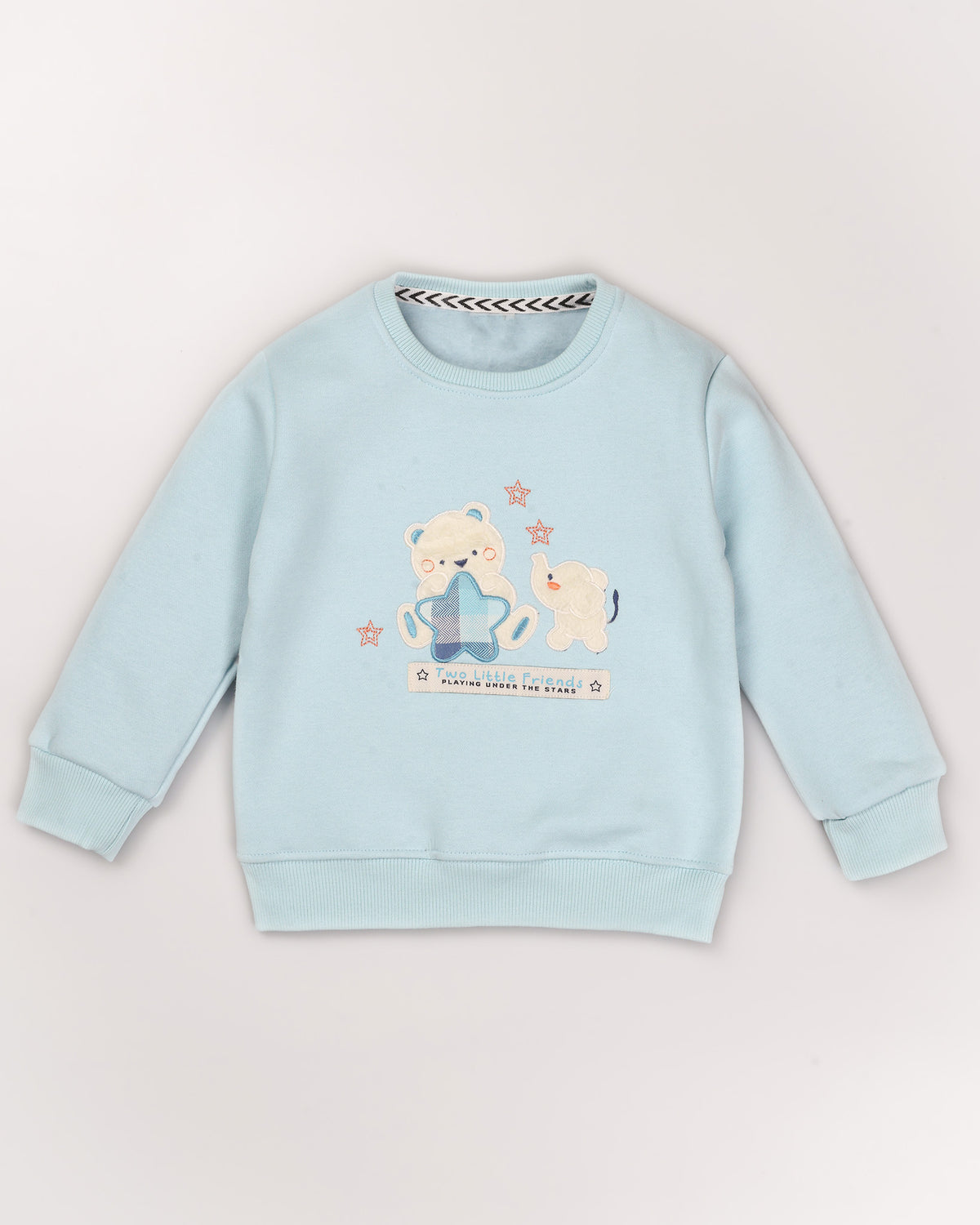 Two Friends Appliqued Fleeced Co-Ord Set