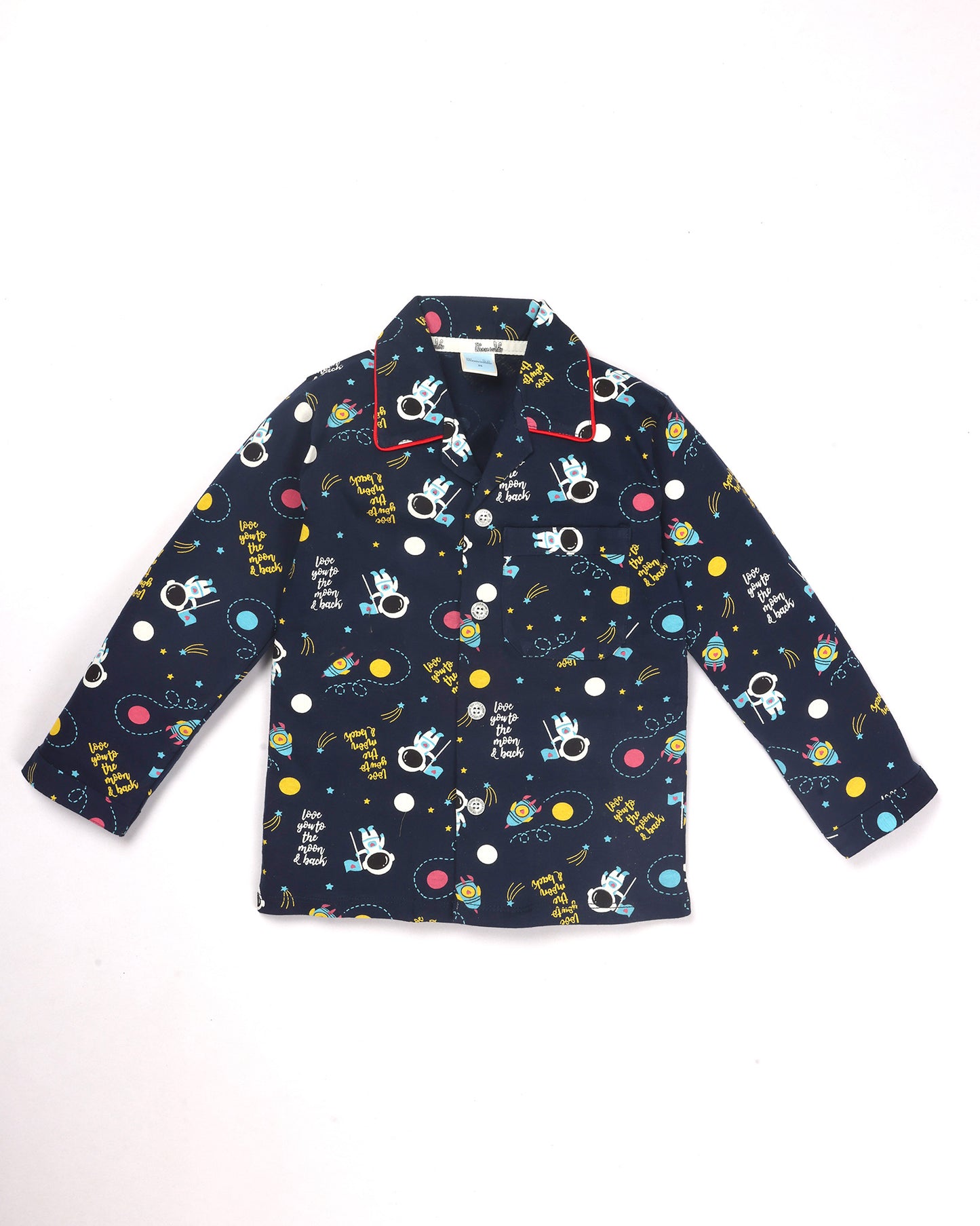 New Space Adventure Printed Hosiery Night Suit