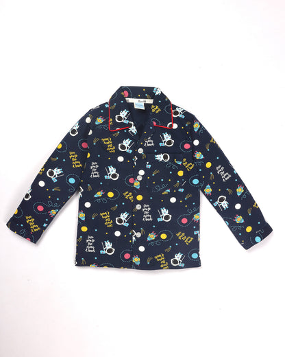New Space Adventure Printed Hosiery Night Suit