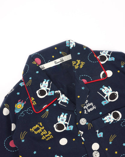 New Space Adventure Printed Hosiery Night Suit