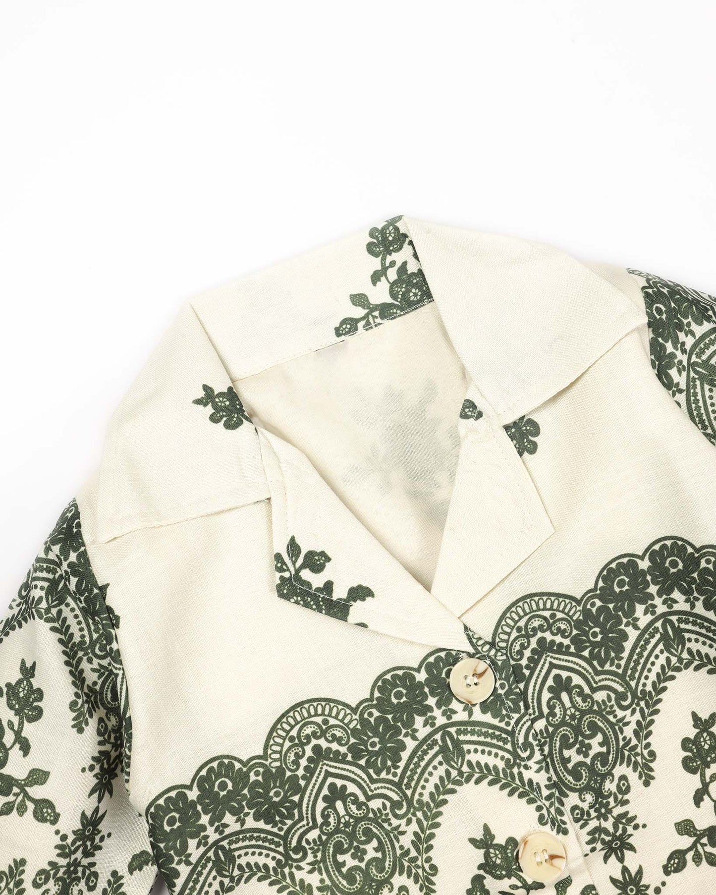 Floral Print Pure Cotton Shirt & Pants Casual Co-ord Set