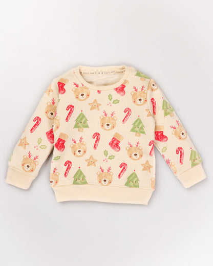 Christmas-Themed Fleeced Co-Ord Set