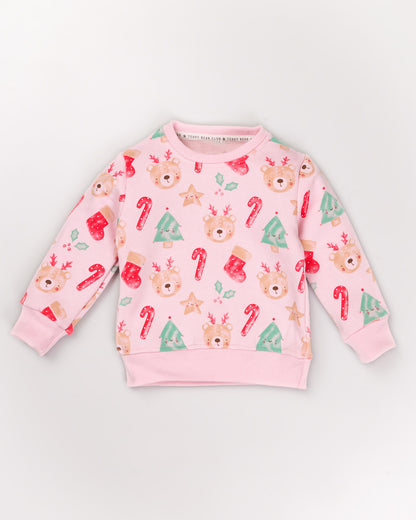 Christmas-Themed Fleeced Co-Ord Set