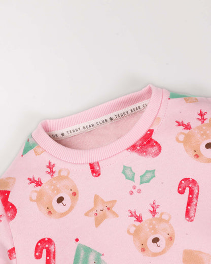Christmas-Themed Fleeced Co-Ord Set