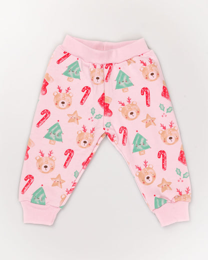 Christmas-Themed Fleeced Co-Ord Set