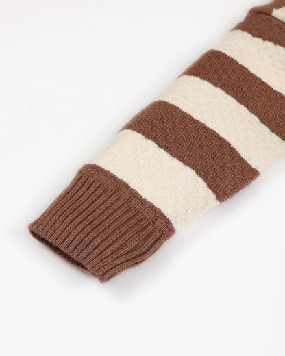 Velvet Bear Appliqued Honeycomb Sweater Co-Ord