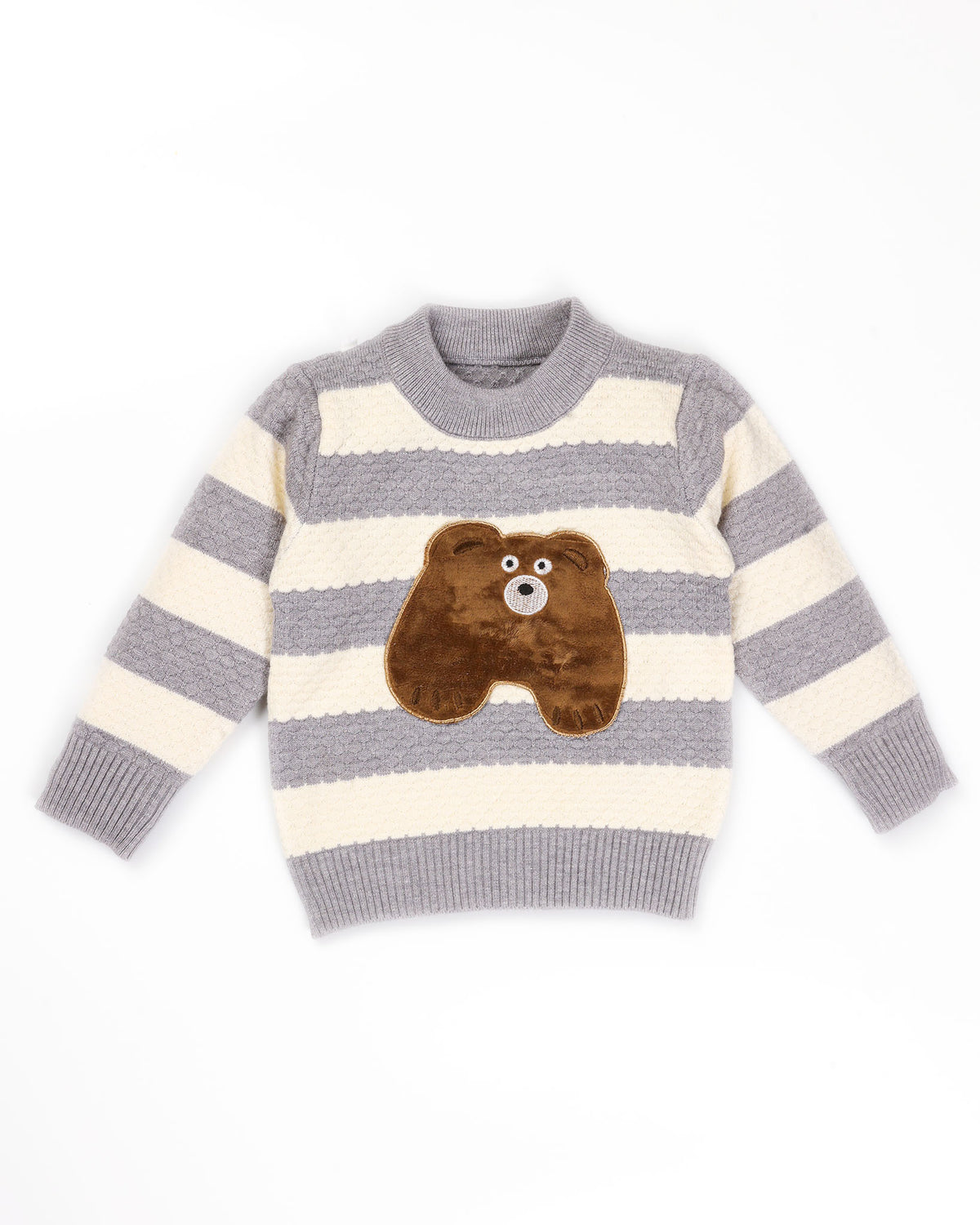 Velvet Bear Appliqued Honeycomb Sweater Co-Ord