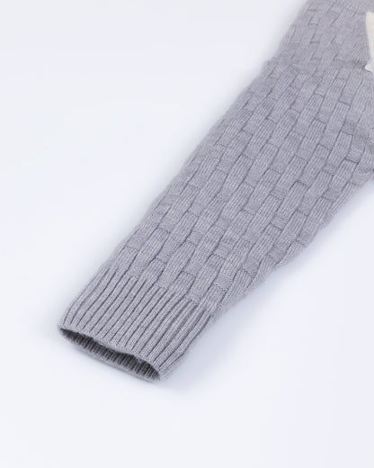 Toast Toy Appliqued Basket Knit Sweater Co-Ord