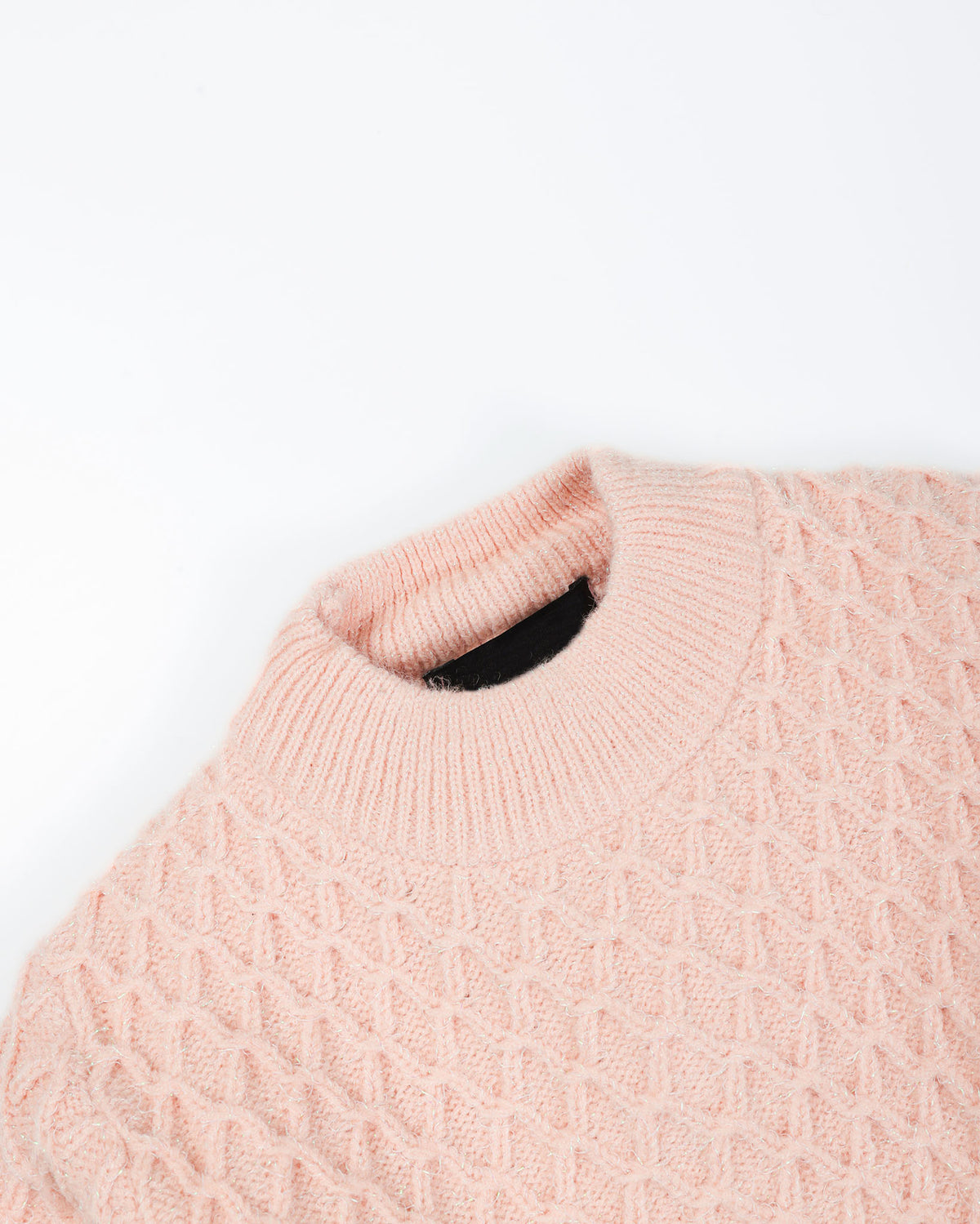 Honeycomb Cable Knit Textured Pencil Midi Dress