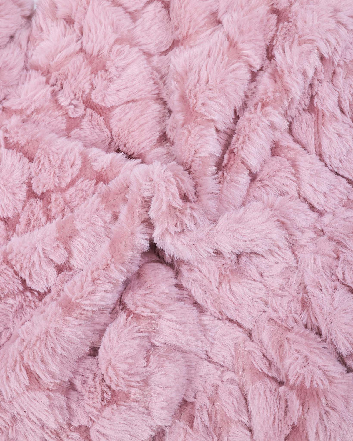 Bear Ears Textured Fur Jacket With Sling Bag