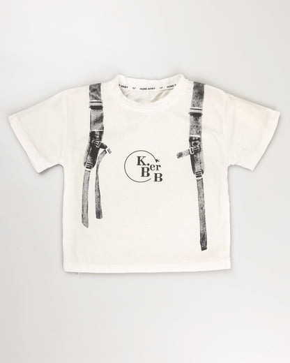 Backpack Printed T-Shirt / Denim Co-Ord Set