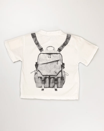 Backpack Printed T-Shirt / Denim Co-Ord Set