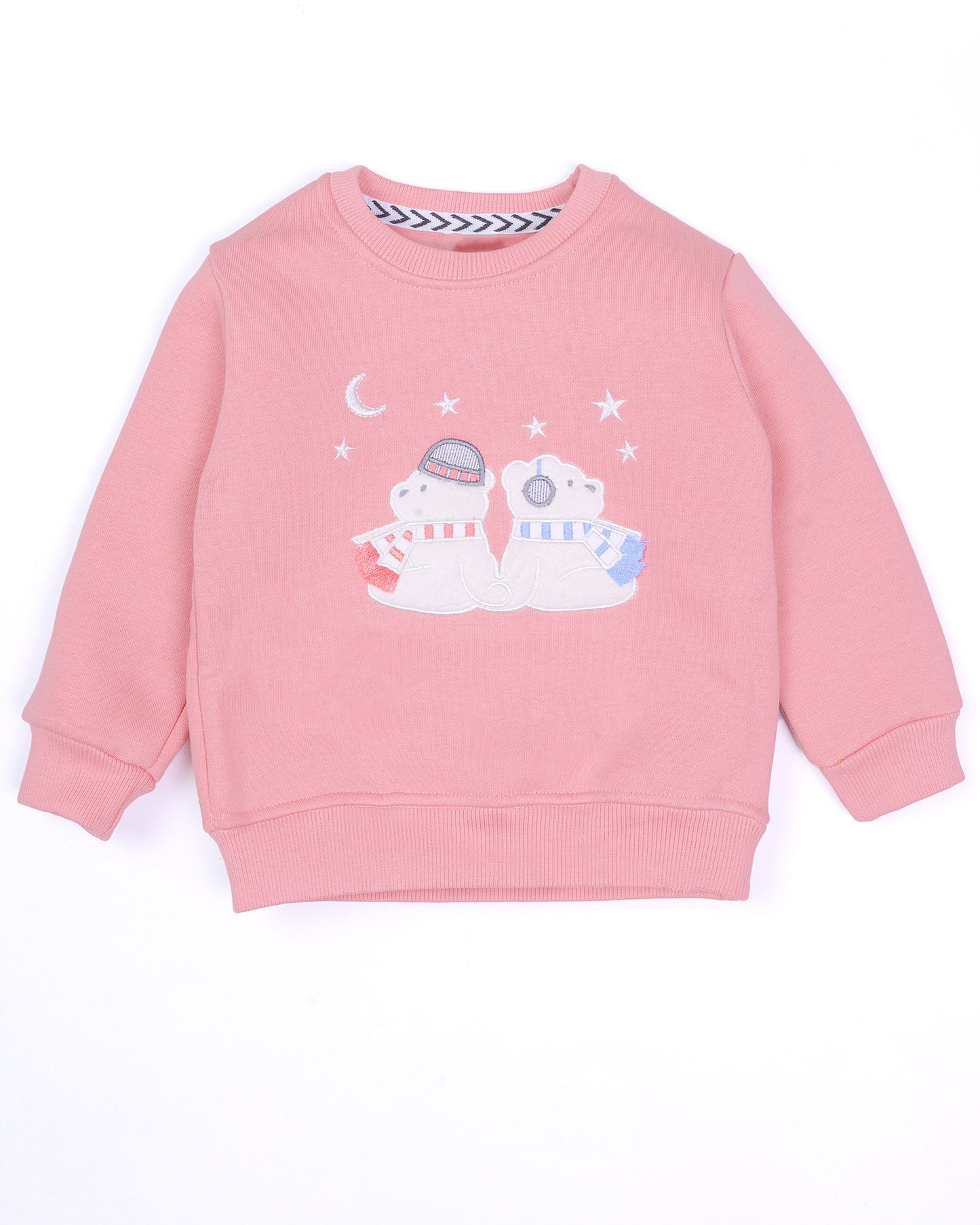 Bear Night Appliqués Fleeced Co-Ord Set