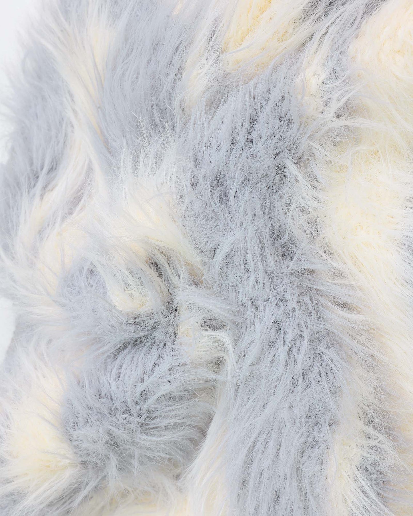 Full Fur Textured Sweater with Bow Detail