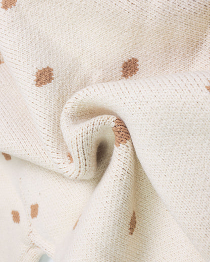 Cute Bear Embroidered Texture Sweater